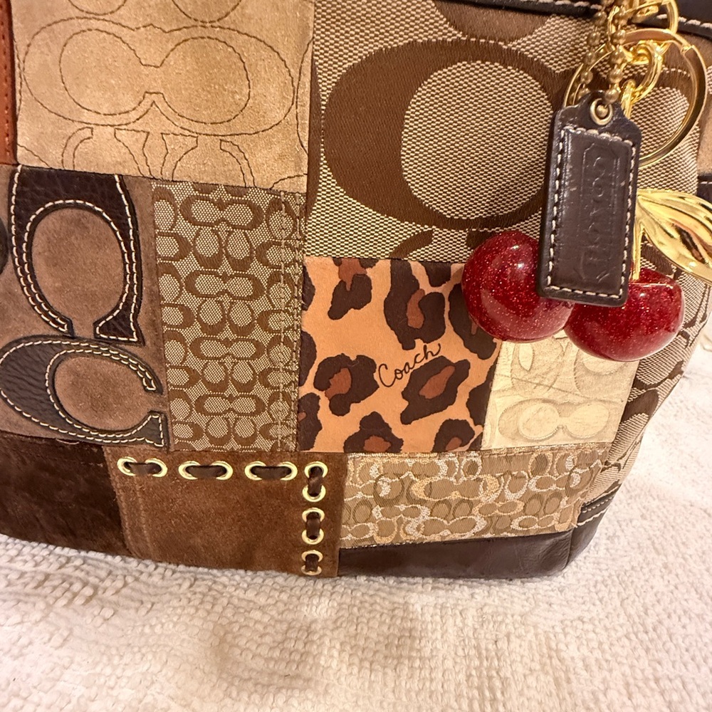 Coach Multicolor Patchwork Shoulder Bag - image 3